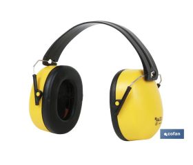Auriculares de Protección | Antirruido | Color Amarillo | Fabricado en ABS y Poliestireno | Con Blíster o Sin Blíster