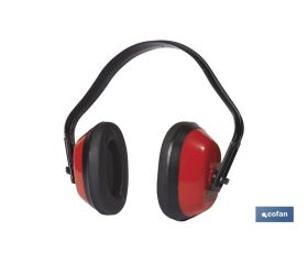 Casco Antirruido | Color Rojo | Protección Auditiva | SNR:27db | EN 352-1