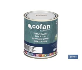 ESMALTE AL AGUA (750 ML) BLANCO SATINADO