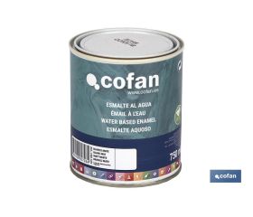 ESMALTE AL AGUA (750 ML) BLANCO MATE