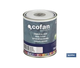 ESMALTE AL AGUA (750 ML) GRIS PERLA BRILLO