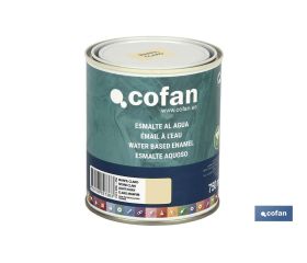 ESMALTE AL AGUA (750 ML) MARFIL CLARO BRILLO