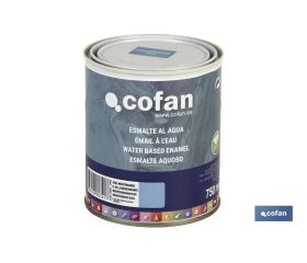 ESMALTE AL AGUA (750 ML) AZUL MEDITERRANEO BRILLO