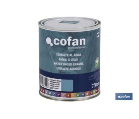 ESMALTE AL AGUA (750 ML) AZUL TURQUESA SATINADO