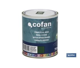 ESMALTE AL AGUA (750 ML) VERDE PRADERA SATINADO