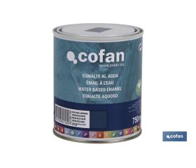 ESMALTE AL AGUA (750 ML) AZUL REAL SATINADO