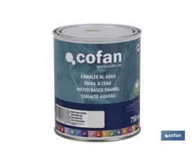 ESMALTE AL AGUA (750 ML) MARFIL CLARO SATINADO