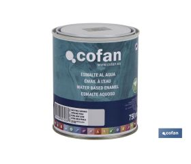 ESMALTE AL AGUA (750 ML) GRIS PERLA SATINADO