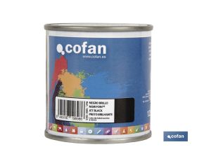 ESMALTE SINTÉTICO (125 ML) NEGRO BRILLO