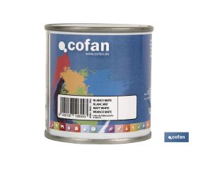 ESMALTE SINTÉTICO (125 ML) BLANCO MATE