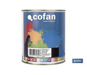 ESMALTE SINTÉTICO (750 ML) NEGRO BRILLO