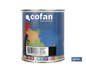 ESMALTE SINTÉTICO (750 ML) NEGRO MATE