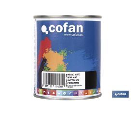 ESMALTE SINTÉTICO (375 ML) NEGRO MATE