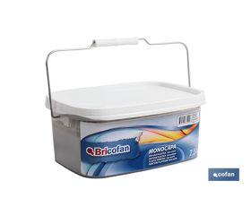 PINTURA PLÁSTICA MONOCAPA Gris Perla (2,5 LT)
