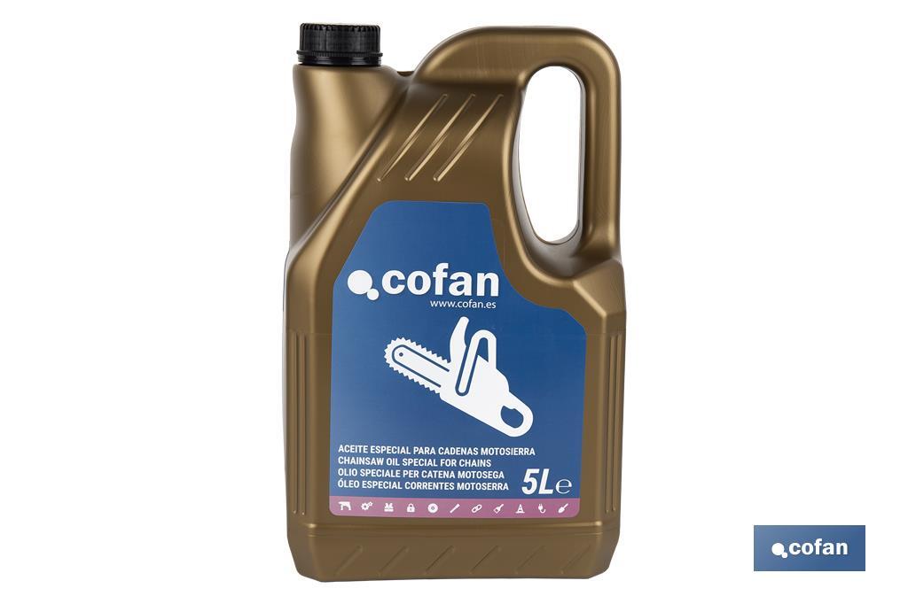 ACEITE ESPECIAL CADENAS MOTOSIERRA 5L