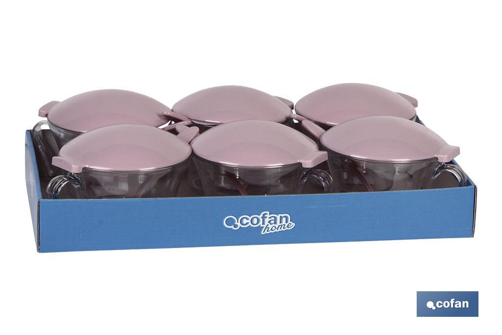 AZUCARERO 120ml MODELO ALBAHACA ROSA PALO 15X11.5X9cm venta unitaria