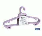 PACK DE 6 PERCHAS ROSA CLARA 38 X18 CM