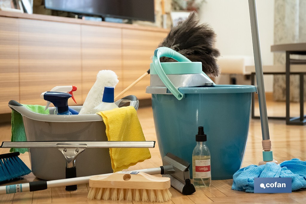 CONJUNTO FREGONA+CUBO ESCURRE  FÁCIL MODELO MARIEL14L 37x40x29 cm