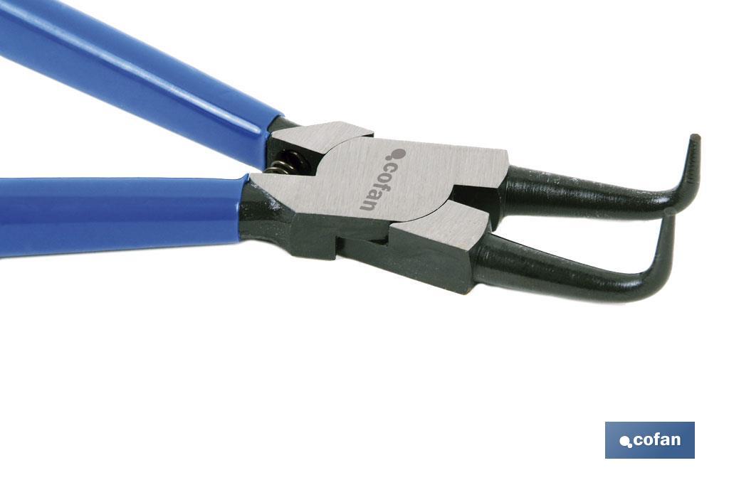 ALICATES CIRCLIP INTERIOR CURVO M-125 MM