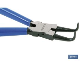ALICATES CIRCLIP INTERIOR CURVO M-175 MM
