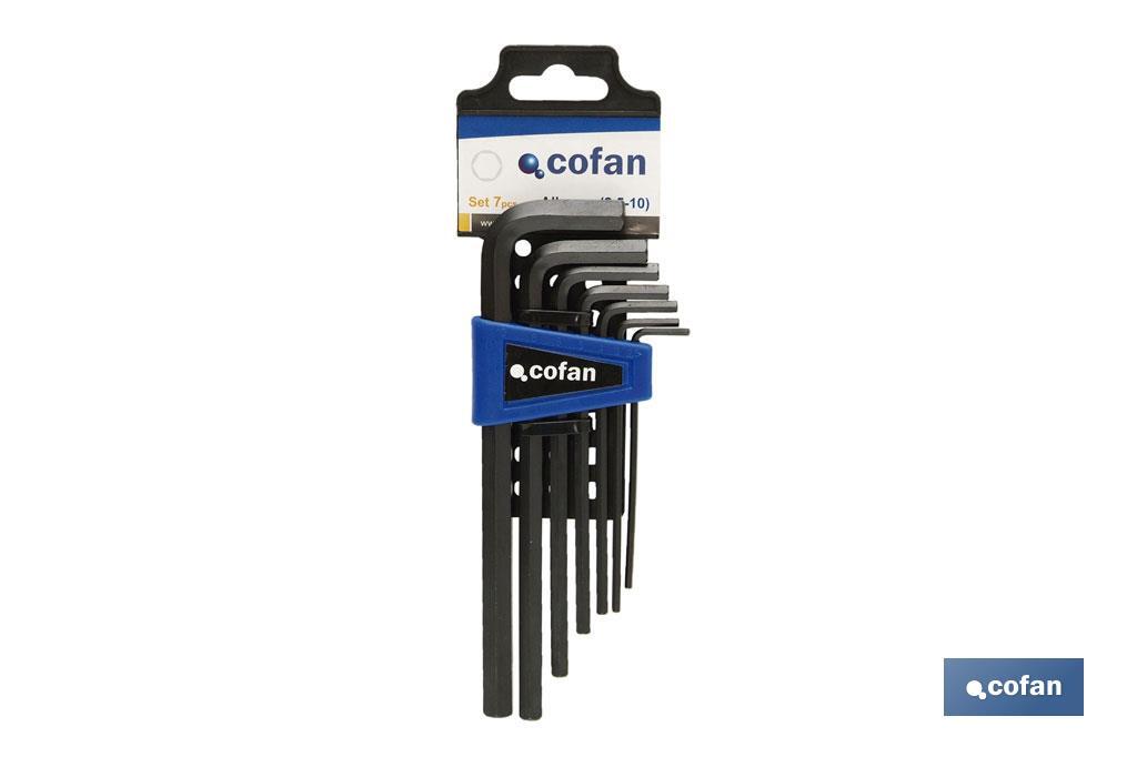 SET LLAVES HEXAG. 7 Uds. (2,5-10)