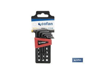 SET LLAVES HEXAG. 8 Uds. (1,5-6)