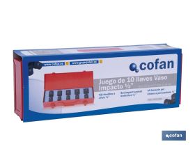 ESTUCHE 10 VASOS DE IMPACTO 1/2'