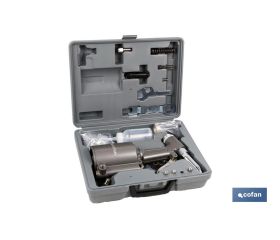 Kit Remachadora neumática para remaches Ø2,5 a Ø5mm