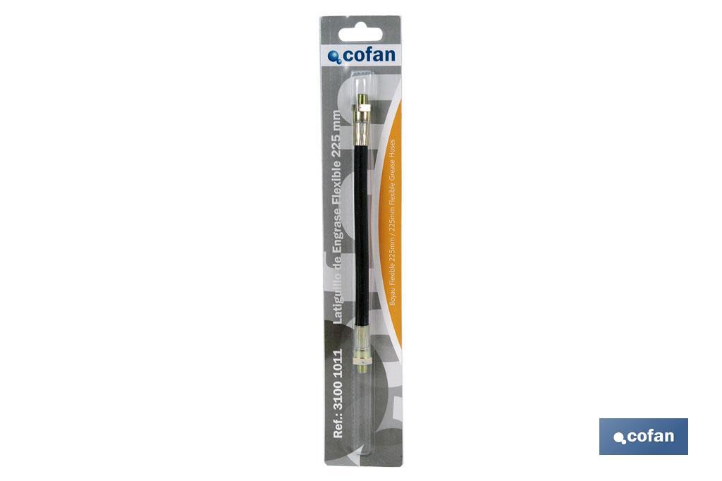 LATIGUILLO FLEXIBLE DE ENGRASE 225 MM
