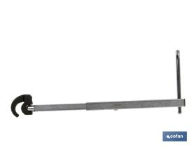Llave de Lavabo ajustable y extensible | Para fijar tuercas de unión debajo del Fregadero | Apertura máxima M-32