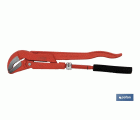 Llave sueca para fontanería forjada 45° | Herramientas de fontanería  | Medidas de apertura desde 1/2' hasta 2' de exterior.