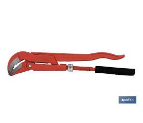 Llave sueca para fontanería forjada 45° | Herramientas de fontanería  | Medidas de apertura desde 1/2' hasta 2' de exterior.
