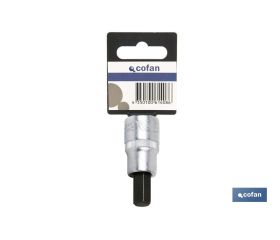 LLAVE DE VASO 3/8 CON PUNTA H-8