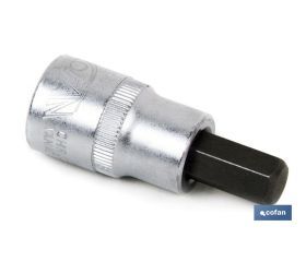 Llave de vaso de 3/8 | Fabricada en acero al cromo vanadio de alta calidad | Con punta Allen H12