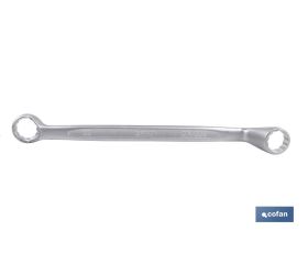 Llave de estrella doble acodada | Llave de doble boca | Medidas de la llave: 65-70 mm