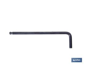 Llave Hexagonal Allen de bola | Serie Larga | Medidas desde 1,5 hasta 10 mm