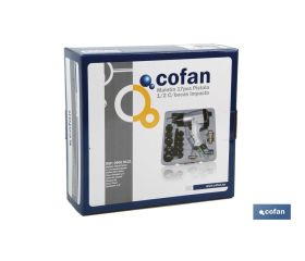 MALETÍN 17PCS PISTOLA 1/2 C/BOCAS IMPACTO