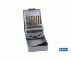 Maletín surtido de brocas | Contenido: 19 brocas | Medidas de broca: desde 1 mm a 10 mm