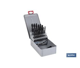 ESTUCHE BROCAS TITANIO - MEDIDAS: 1-13 MM