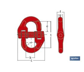 HAMMERLOCK PARA CADENA 16MM 8TN
