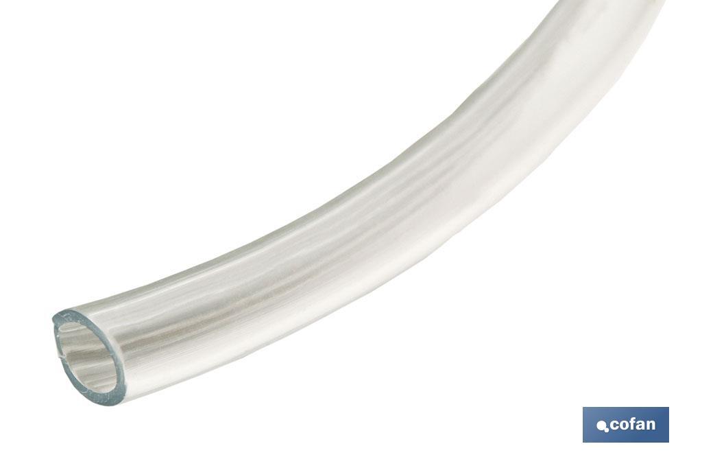 MANGUERA PVC MONOCAPA CRISTAL 4x6mm/100m