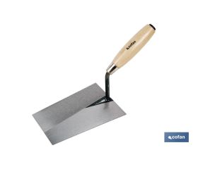 Paleta forjada modelo Norte | Varias medidas de longitud | Para la construcción | Mango de madera