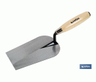 Paleta forjada modelo Sevilla | Medida 180 mm de longitud | Para la construcción | Mango de madera