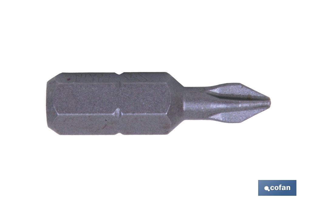 SURTIDO PUNTAS 1/4 PH-1-2-3X25+ADAPTADOR