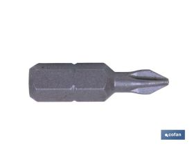 SURTIDO PUNTAS 1/4 PH-1-2-3X25+ADAPTADOR