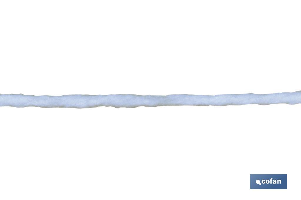 BLISTER BOBINA HILO DE ALGODON 50GRS BCO