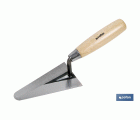 Paletín con punta redonda| Medidas: 130 mm de longitud | Para la construcción | Mango de madera