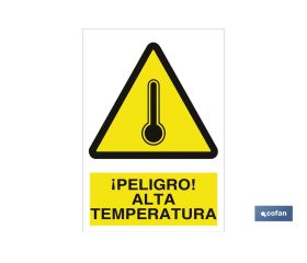 ¡Peligro! alta temperatura