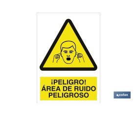 ¡Peligro! área de ruido peligroso