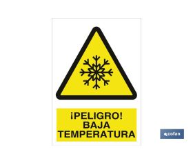 ¡Peligro! baja temperatura